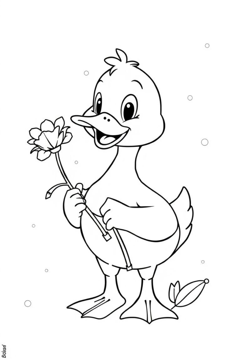 41 duck coloring pages