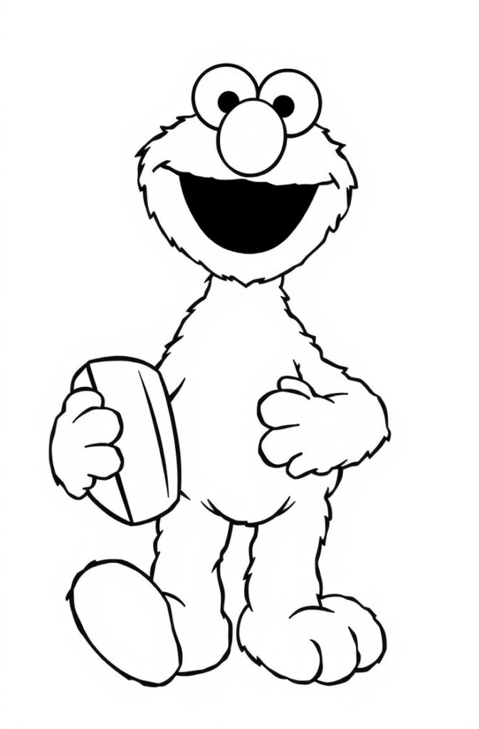 20 elmo coloring pages