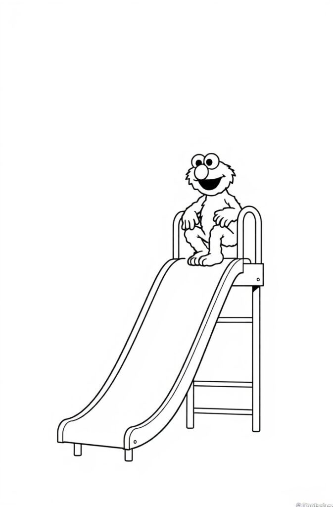 20 elmo coloring pages