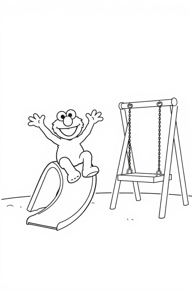 20 elmo coloring pages