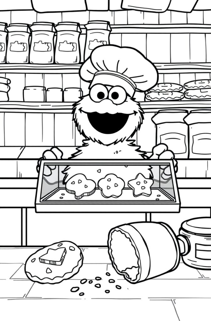 20 elmo coloring pages