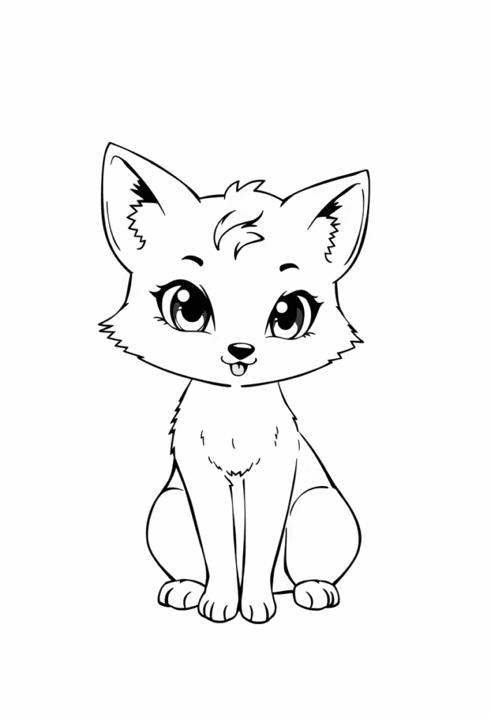 20 fox coloring pages​