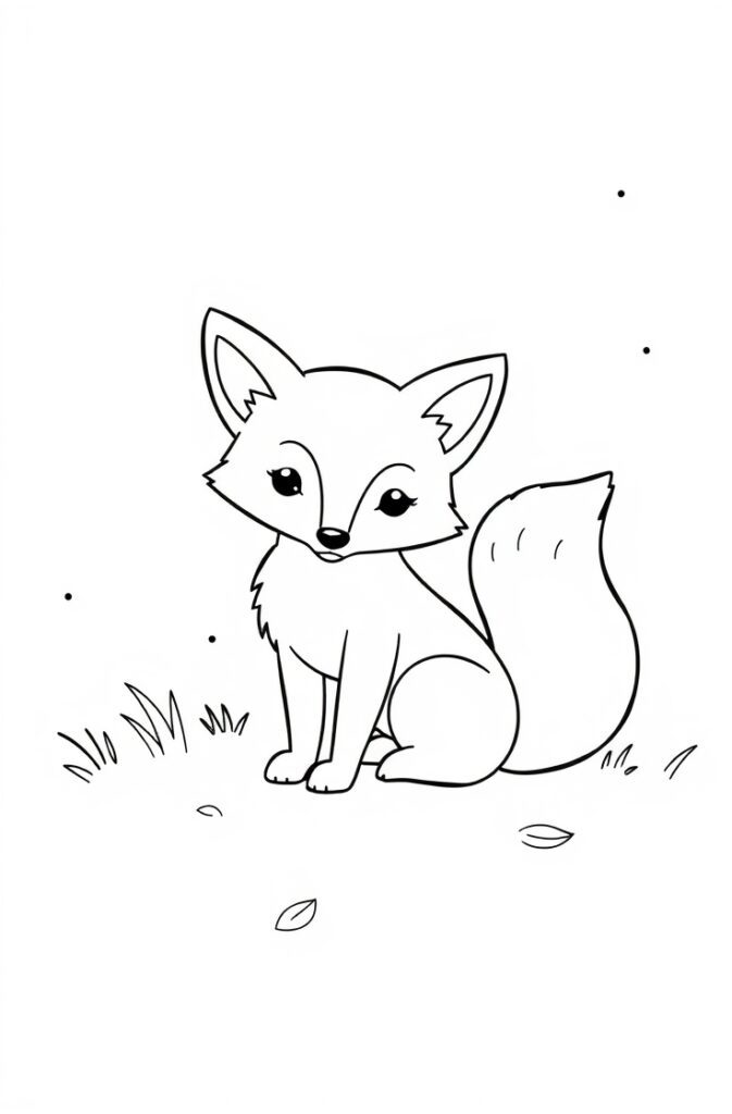 20 fox coloring pages​