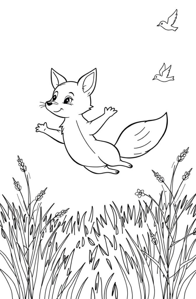 20 fox coloring pages​