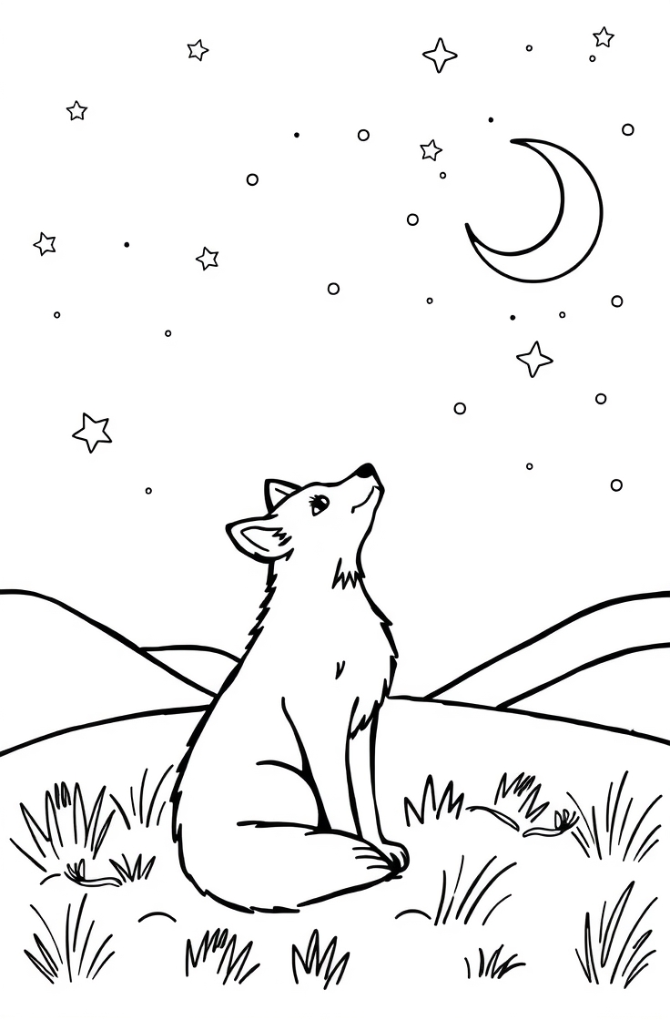 20 fox coloring pages​