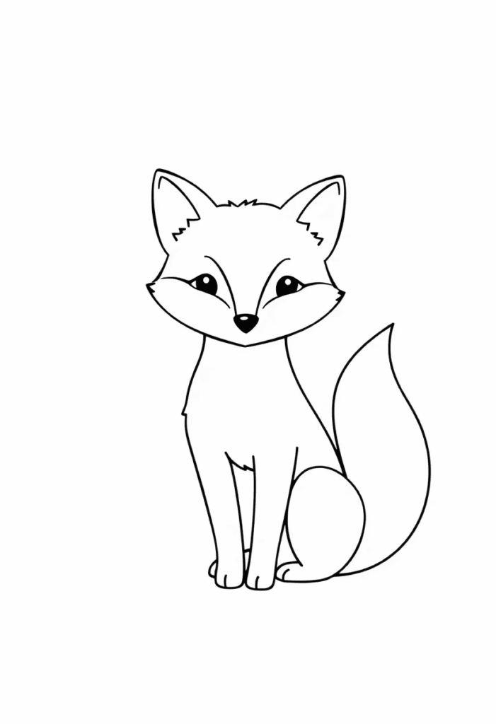 20 fox coloring pages​