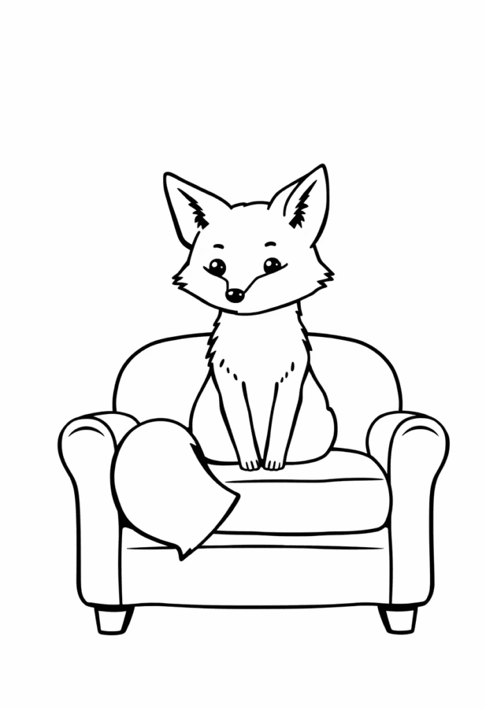 20 fox coloring pages​