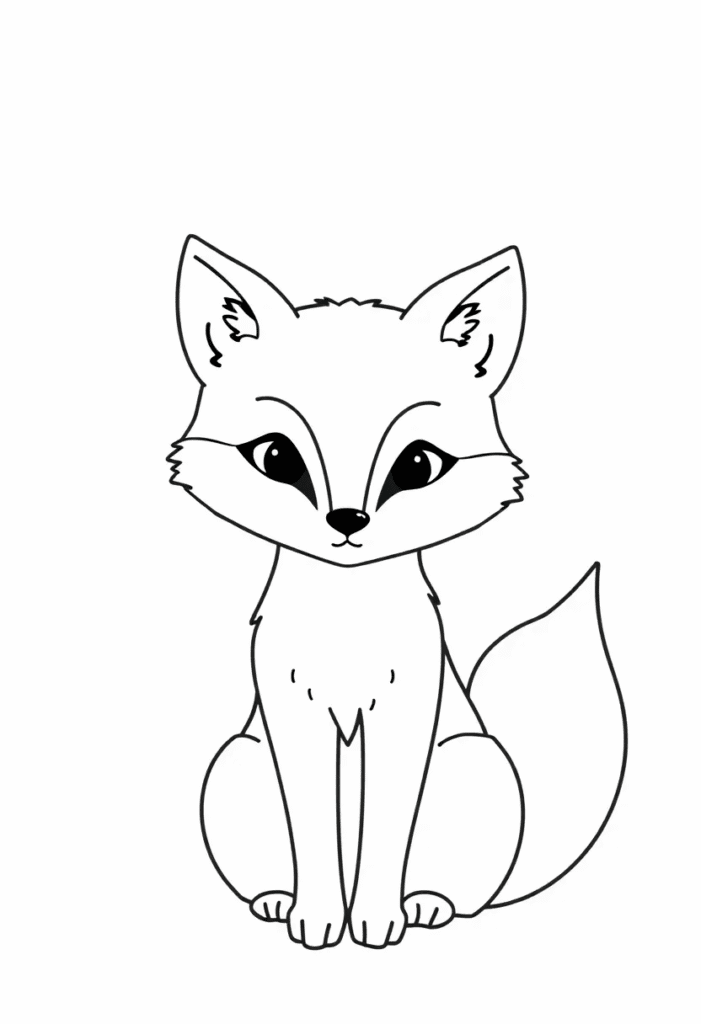 20 fox coloring pages​