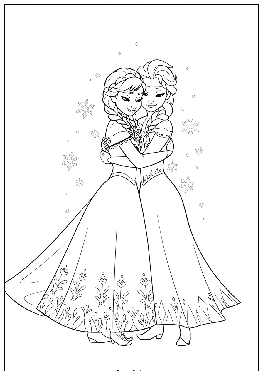 20 frozen coloring pages