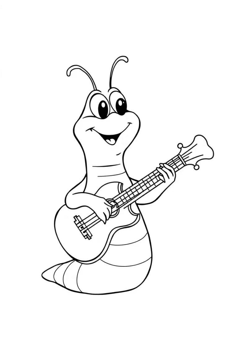 20 insect coloring pages