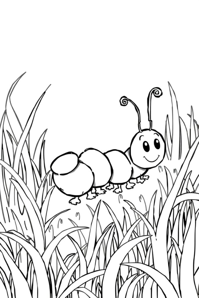 20 insect coloring pages
