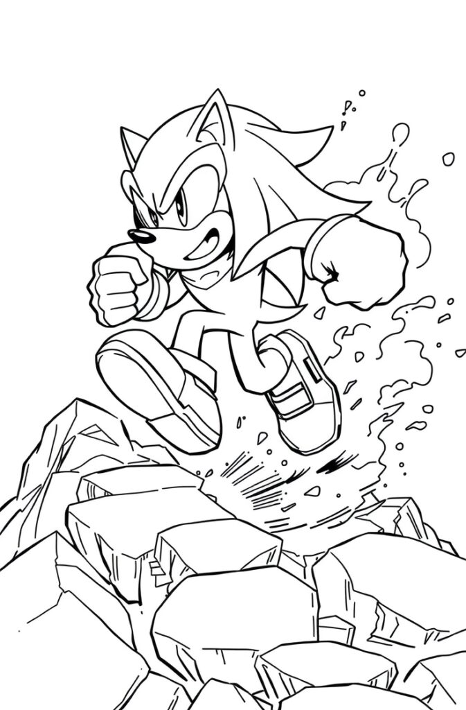 20 knuckles coloring pages