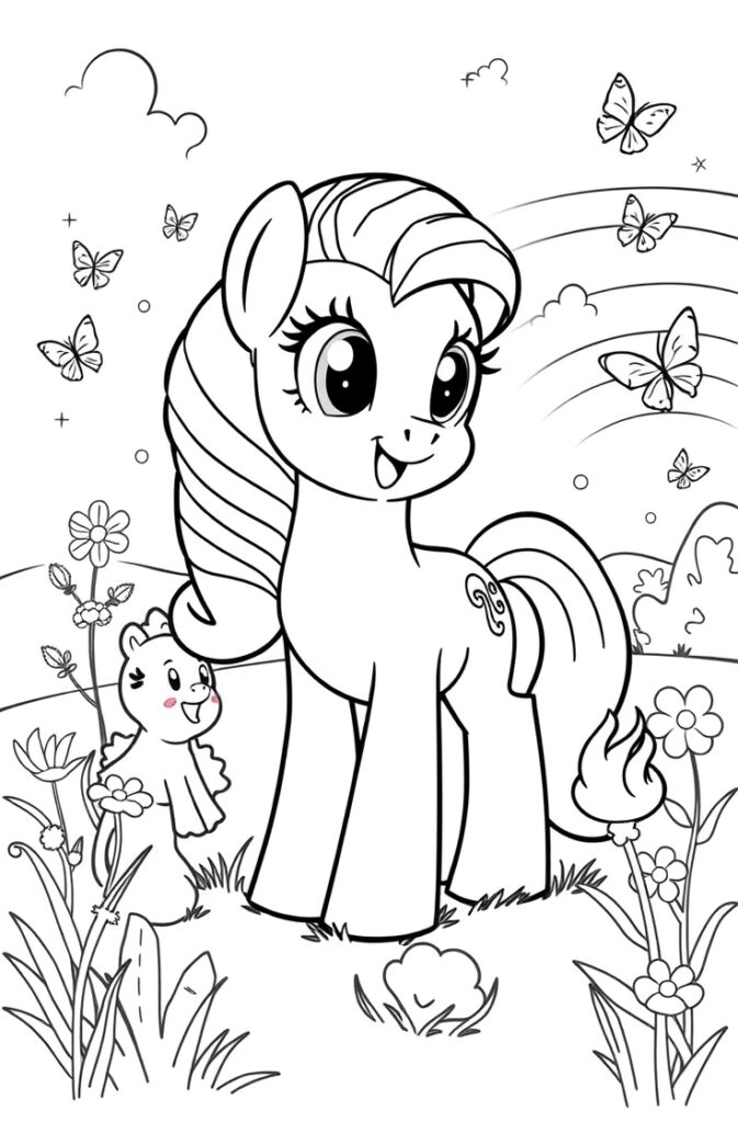20 my little pony coloring pages​