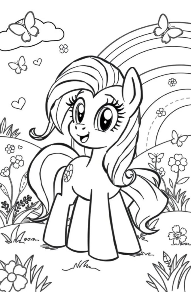 20 my little pony coloring pages​