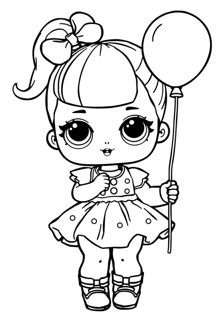 20 lol surprise coloring pages