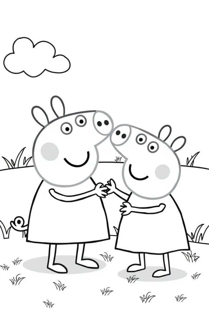 20 peppa coloring pages