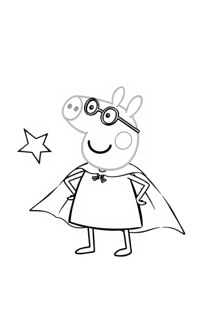 20 peppa coloring pages