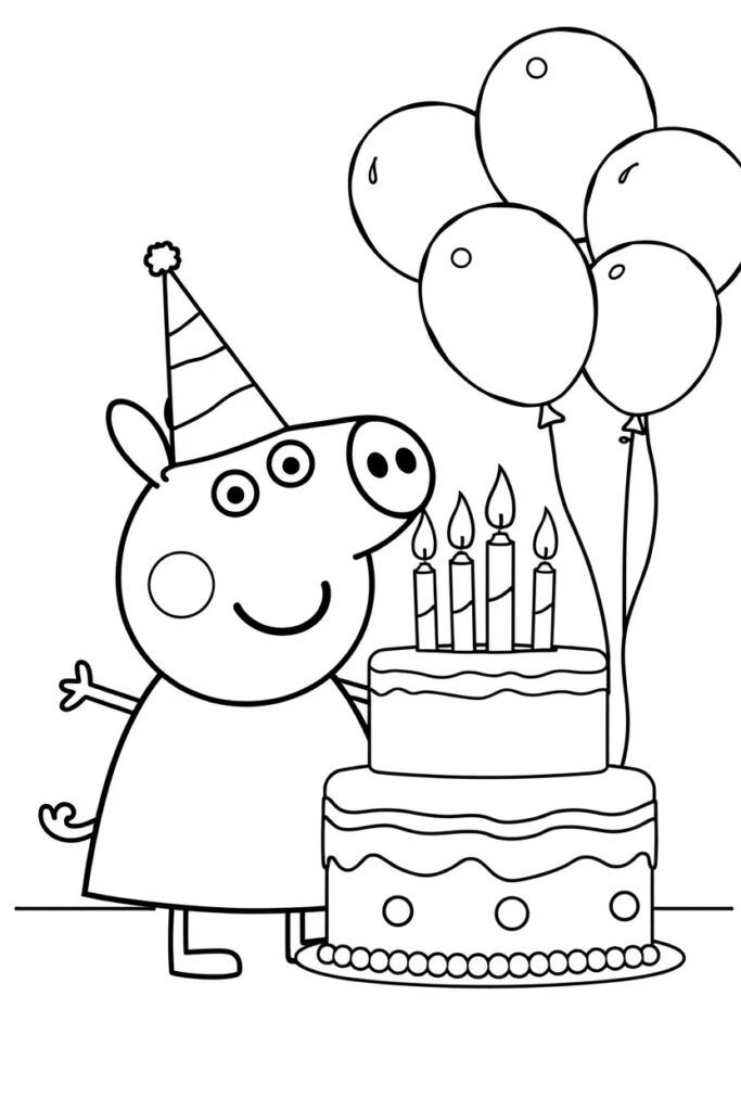 20 peppa coloring pages