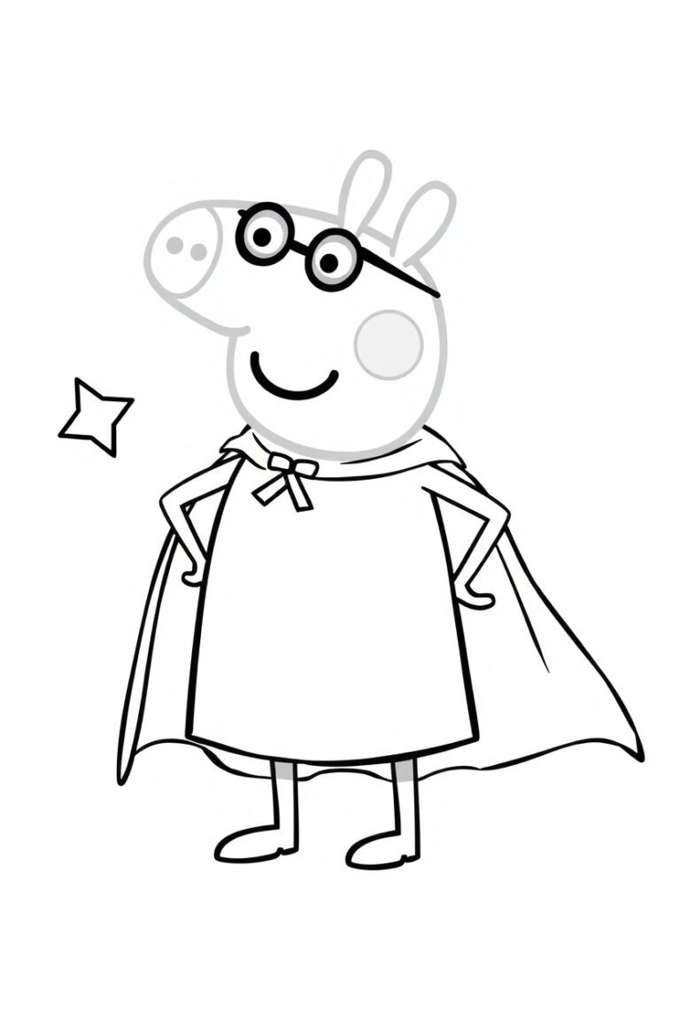 20 peppa coloring pages