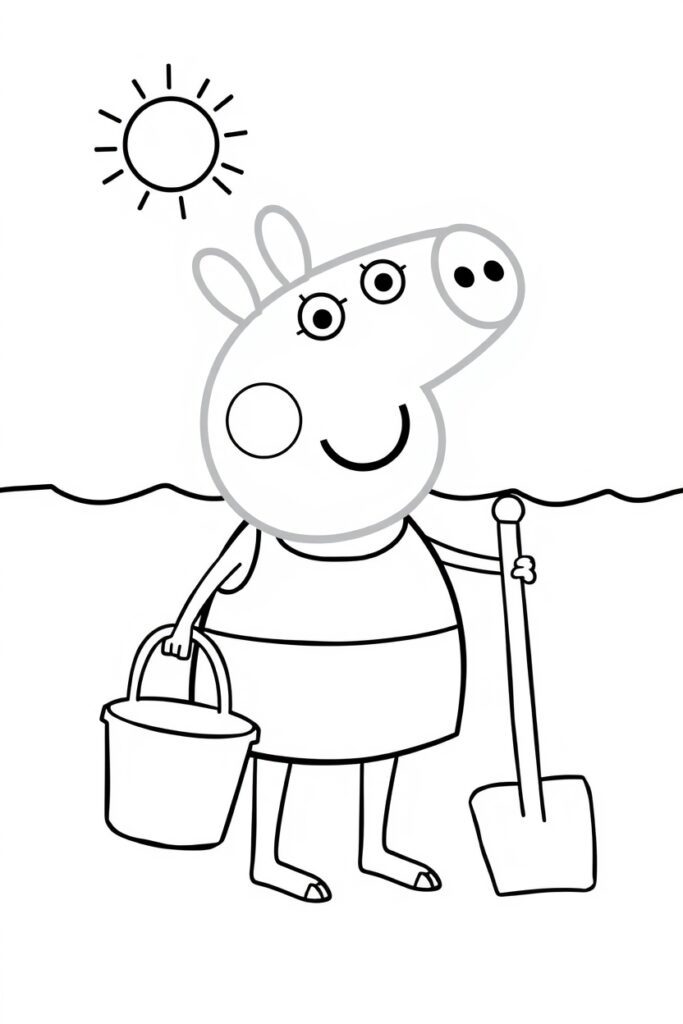 20 peppa coloring pages
