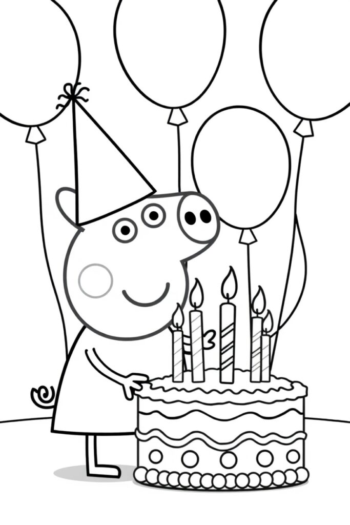 20 peppa coloring pages