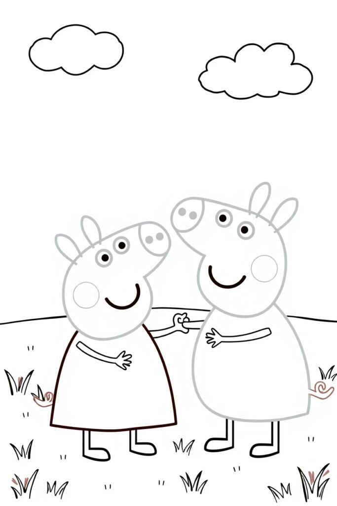20 peppa coloring pages