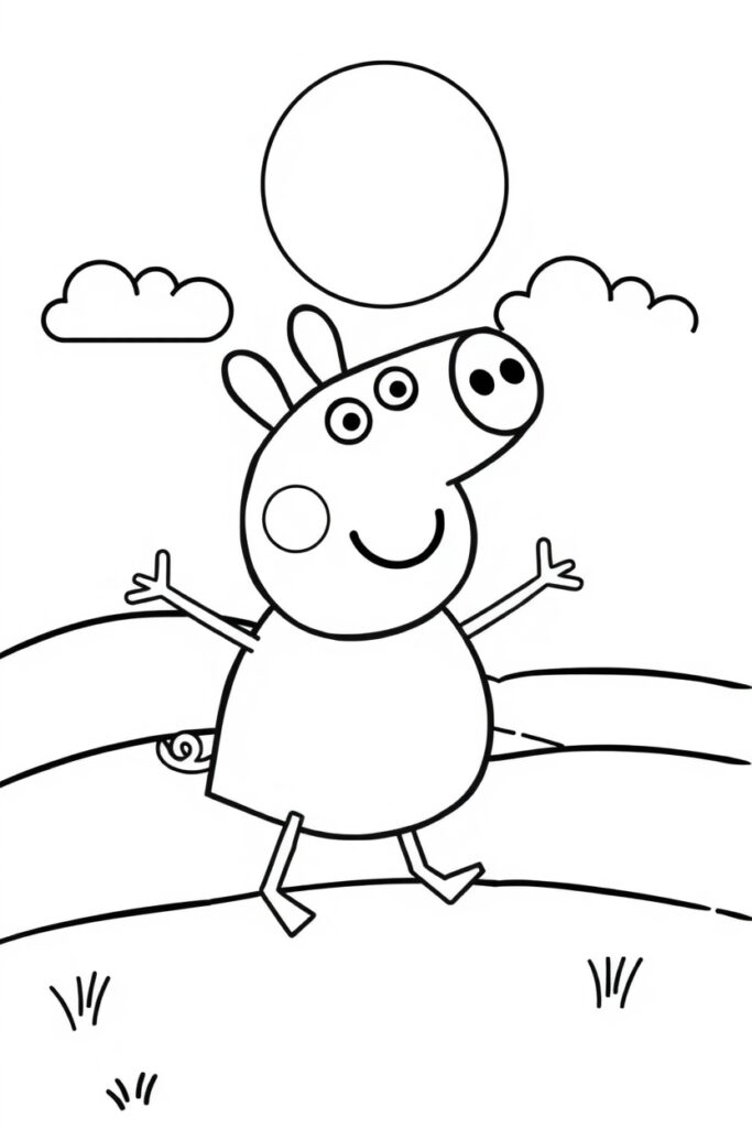 20 peppa coloring pages