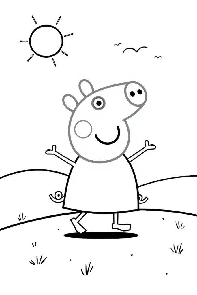 20 peppa coloring pages