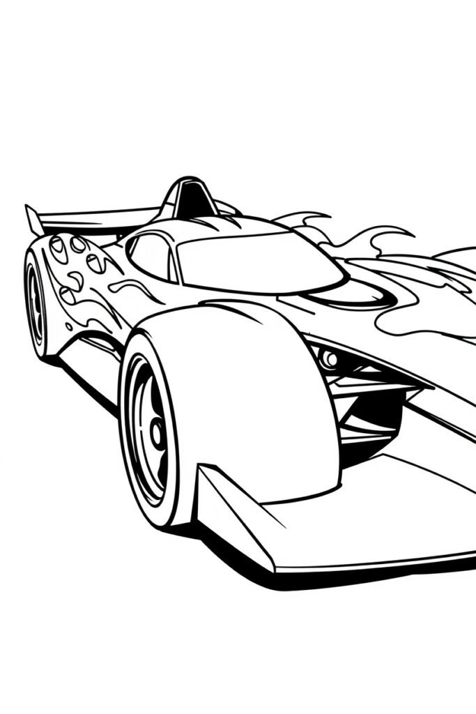 20 race car coloring pages
