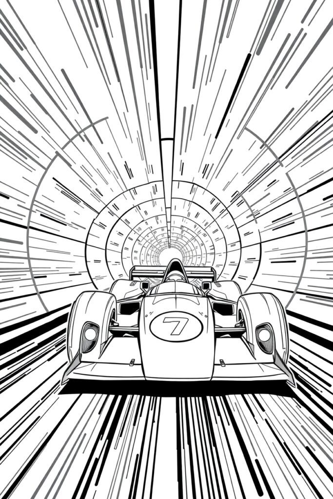 20 race car coloring pages