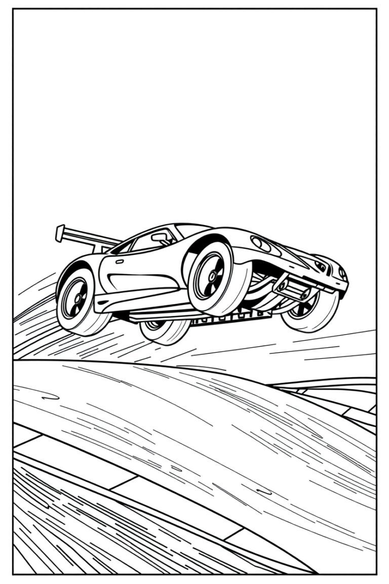 20 race car coloring pages