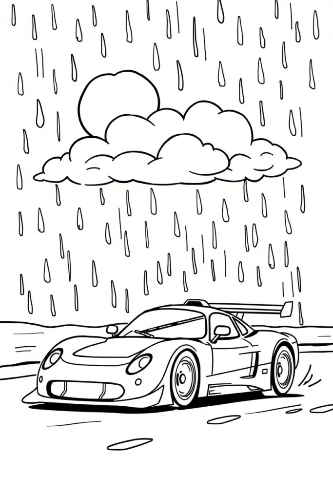 20 race car coloring pages