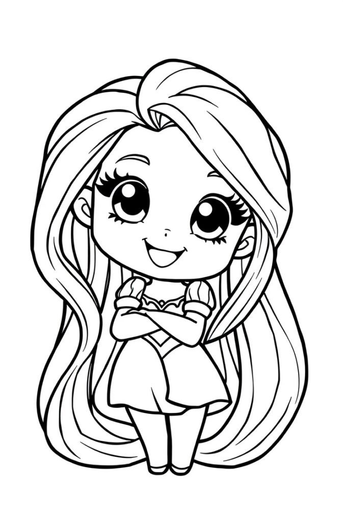 20 rapunzel coloring pages​