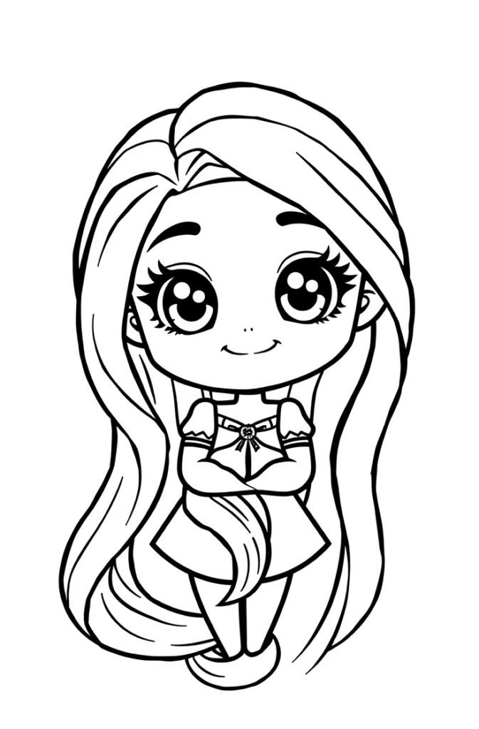 20 rapunzel coloring pages​
