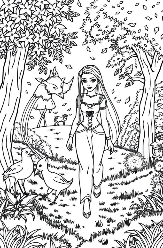 20 rapunzel coloring pages​
