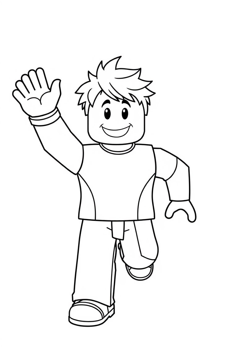 20 Roblox coloring pages​