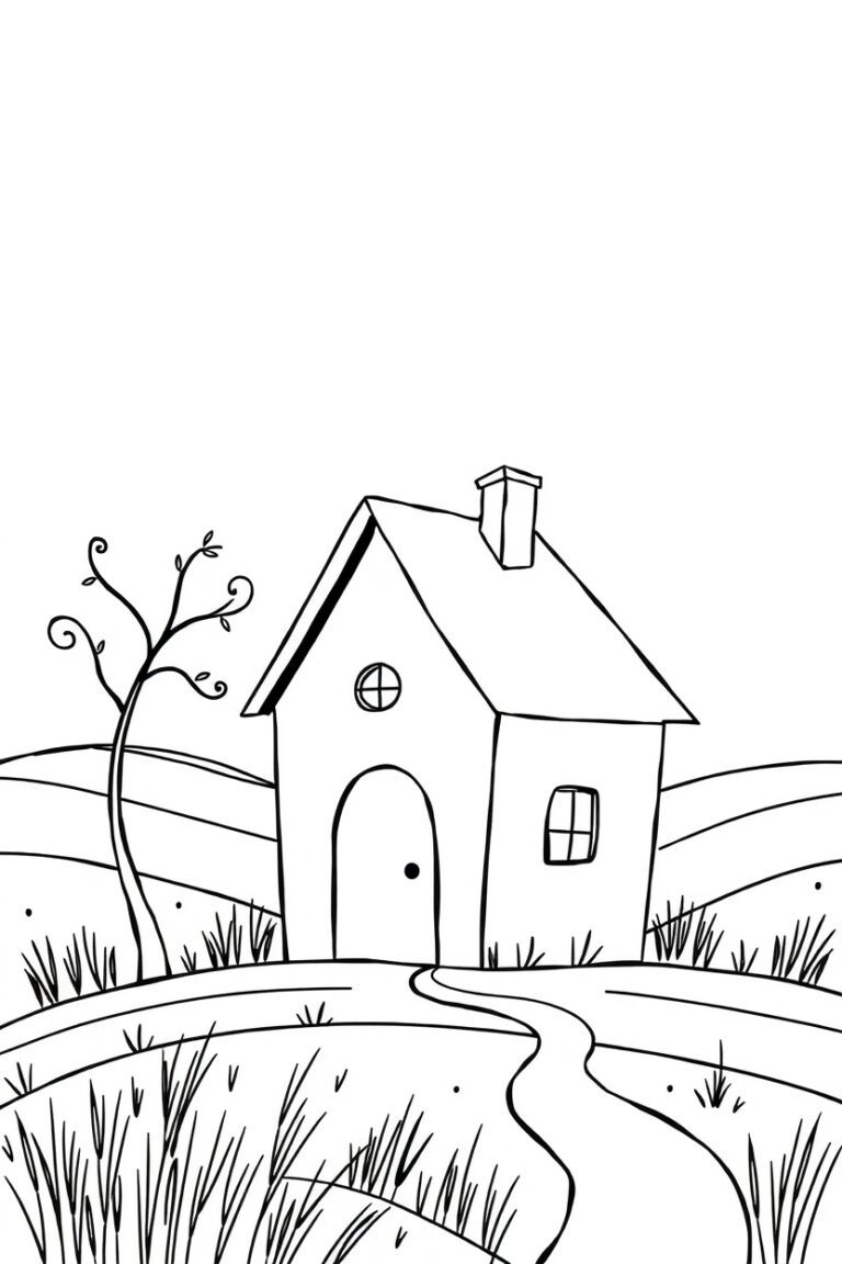 20 simple coloring pages