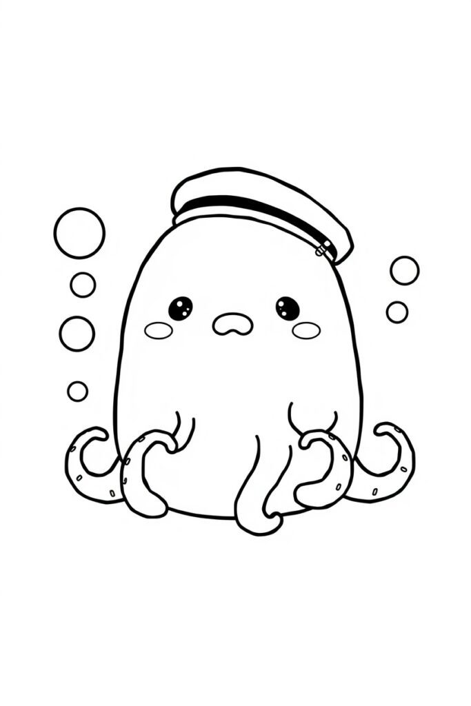 20 squishmallow style coloring pages​