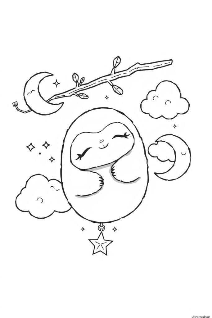 20 squishmallow style coloring pages​