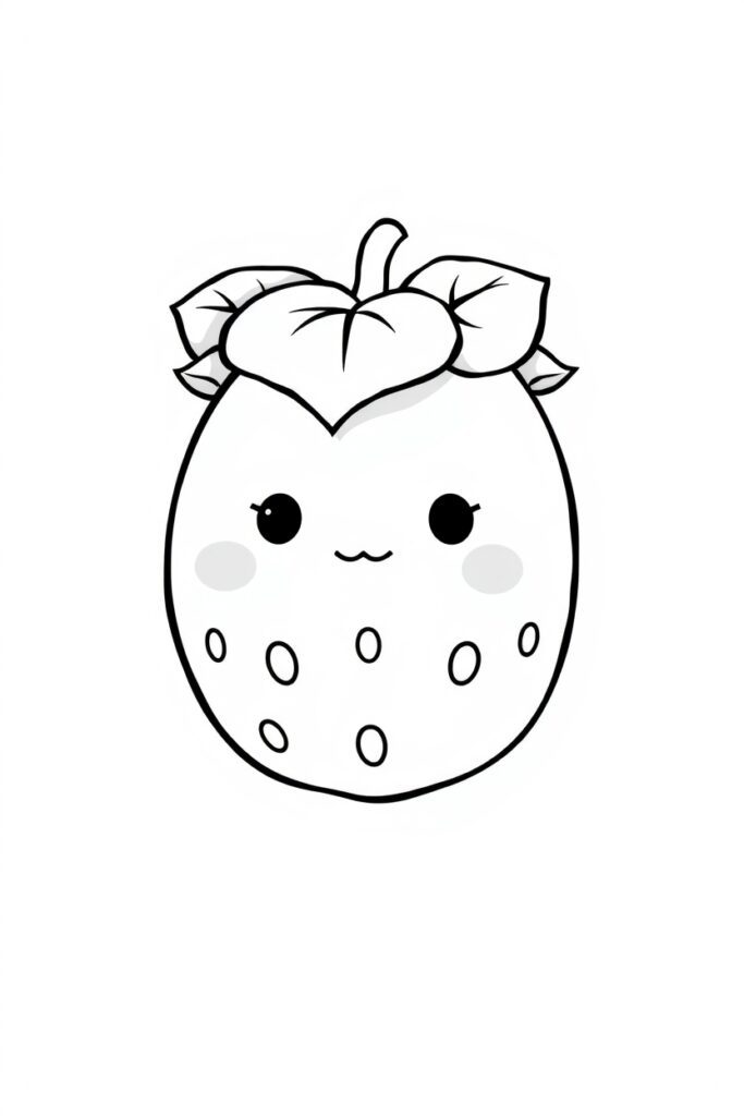 20 squishmallow style coloring pages​