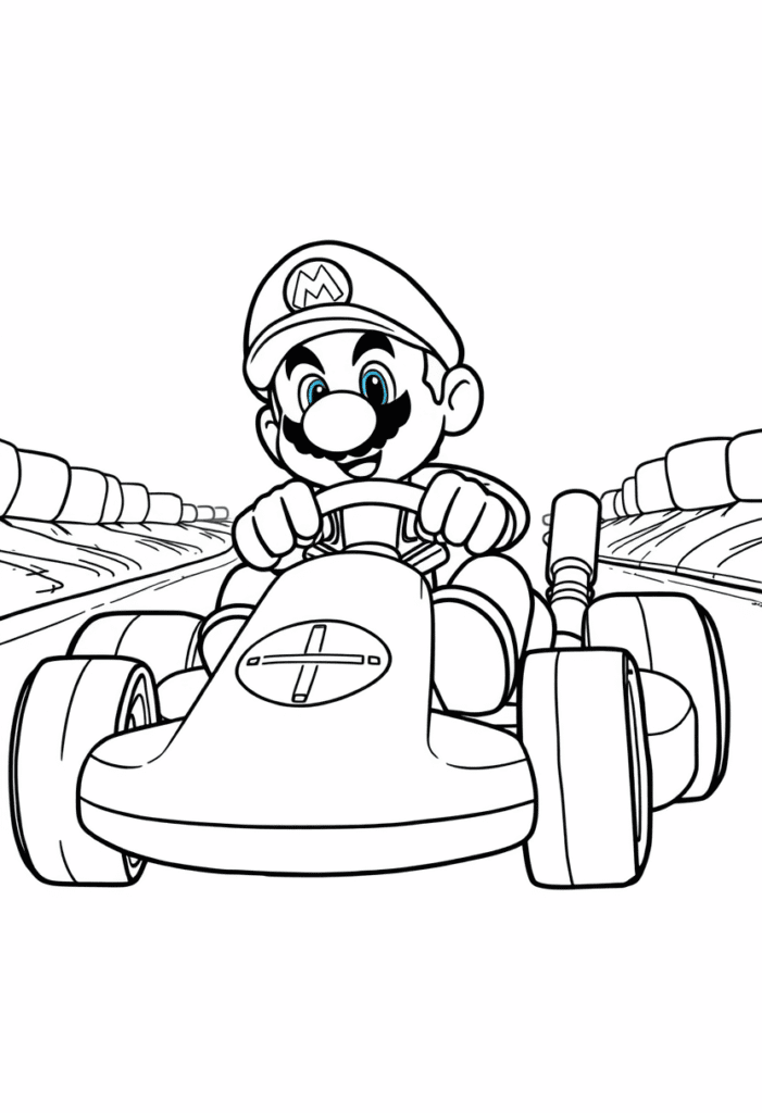 20 super mario coloring pages