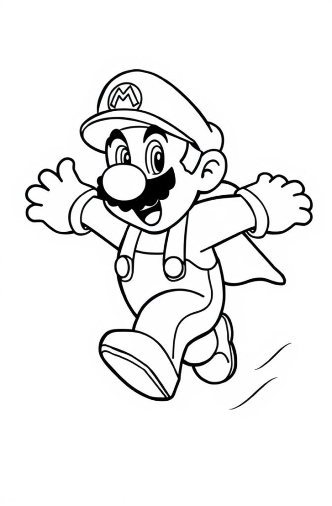 20 super mario coloring pages