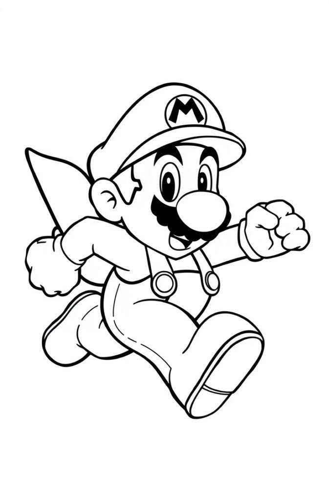20 super mario coloring pages