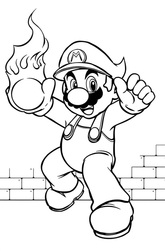 20 super mario coloring pages