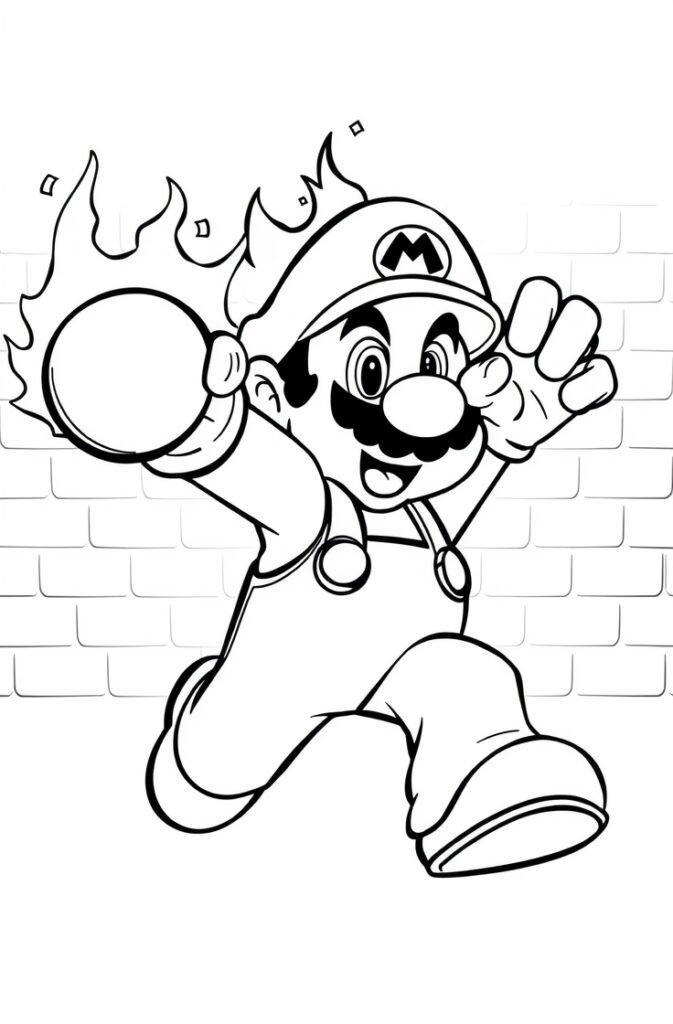 20 super mario coloring pages