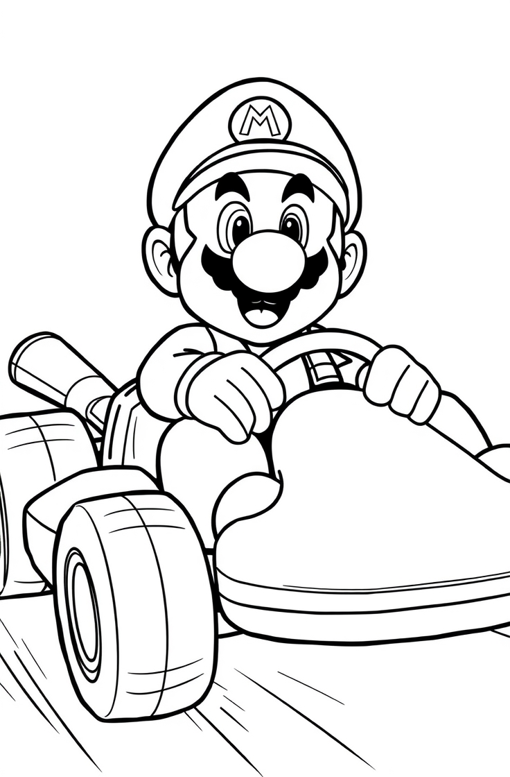 20 super mario coloring pages
