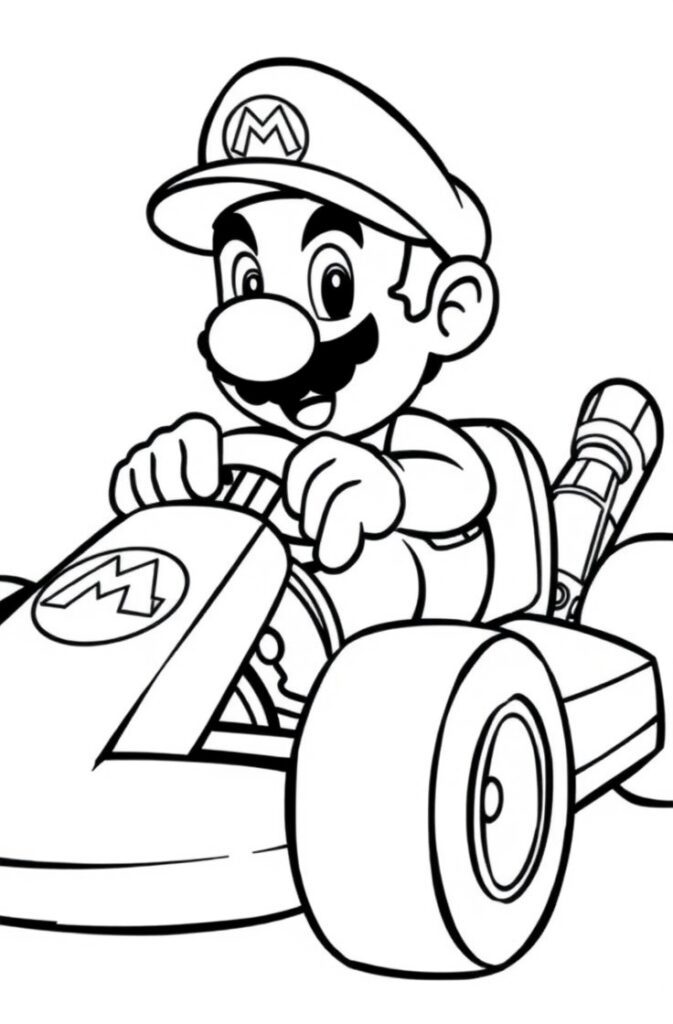 20 super mario coloring pages