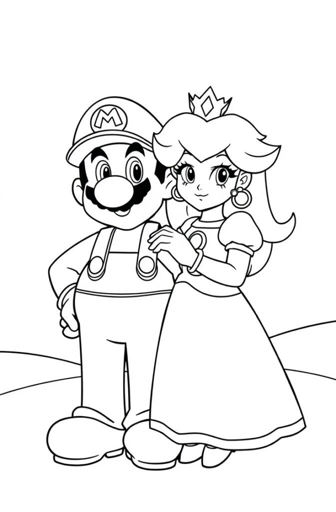20 super mario coloring pages