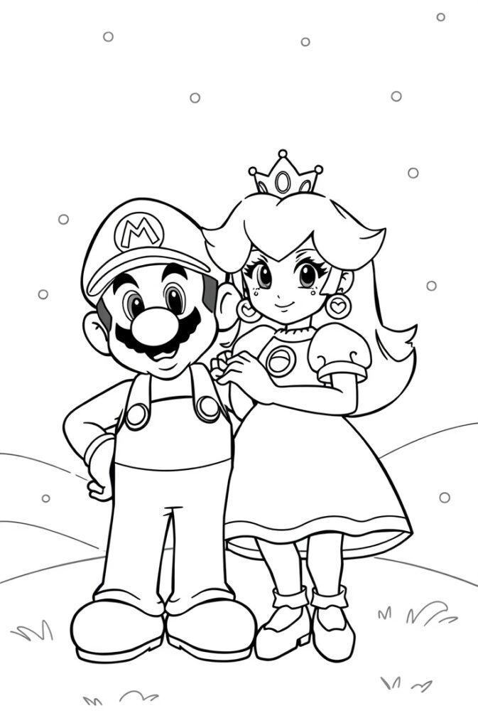 20 super mario coloring pages