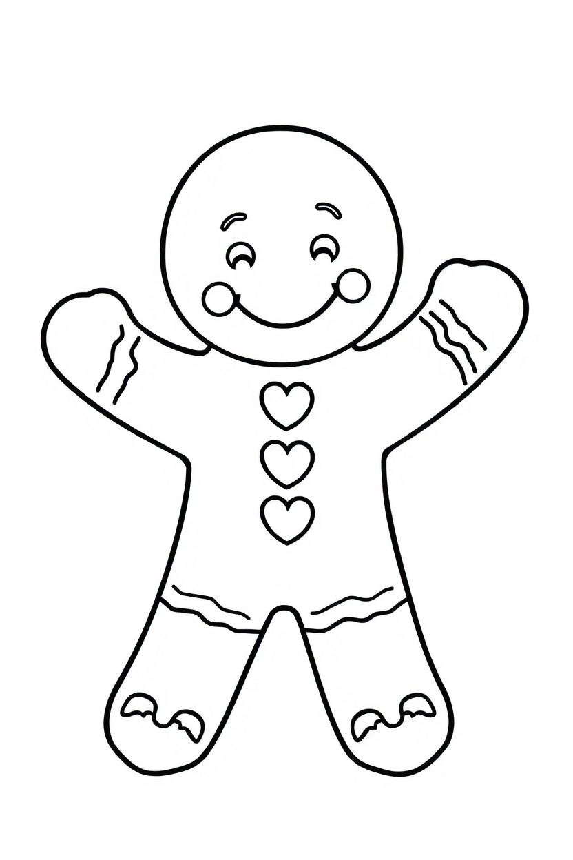 27 gingerbread man coloring pages
